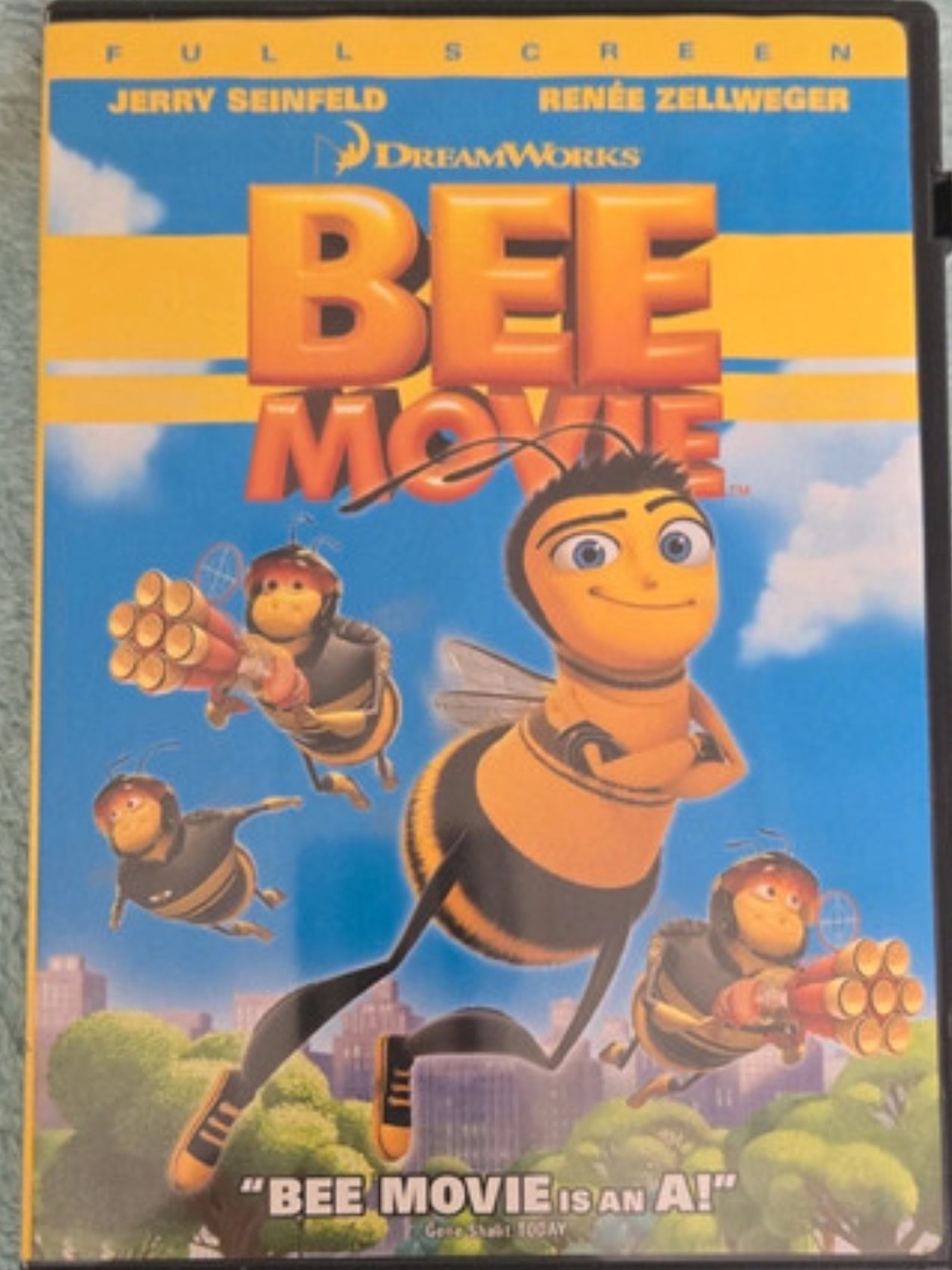 “USED ONE TIME”. DREAMWORKS  2008 “BEE MOVIE” (Fullscreen)